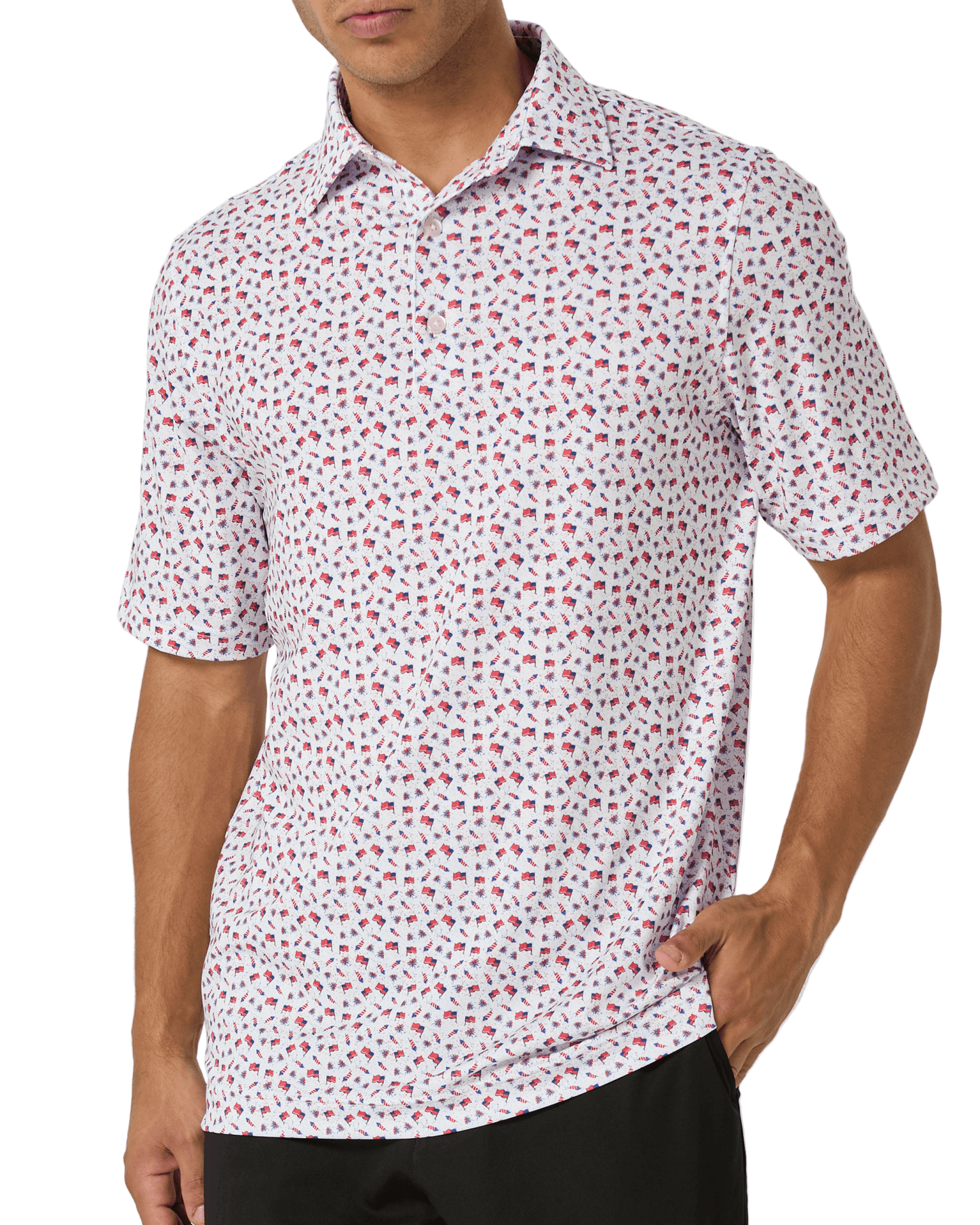 Golf Of America Men's Polo - themonogram manor 