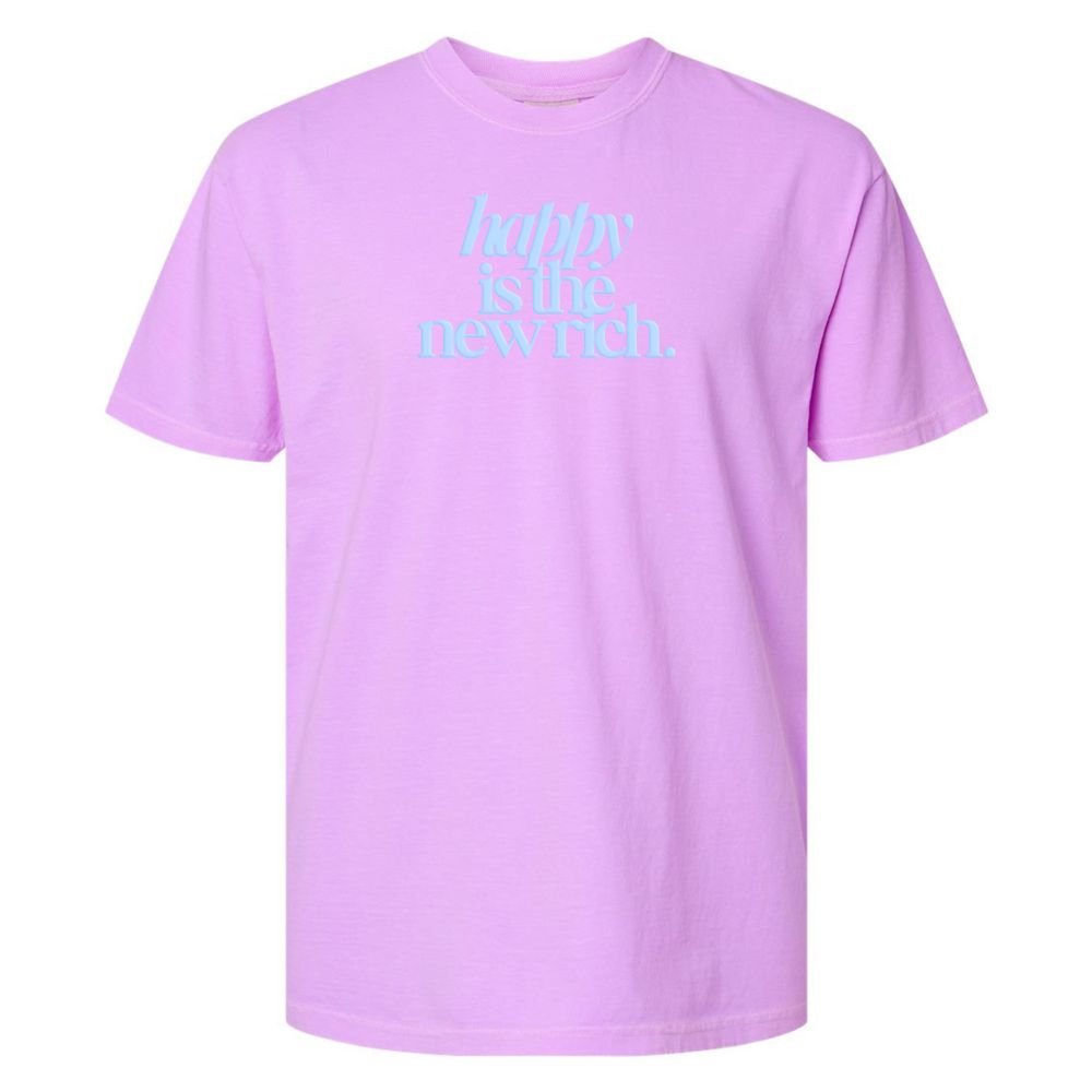 PUFF 'Happy Is The New Rich' T-Shirt - themonogram manor 