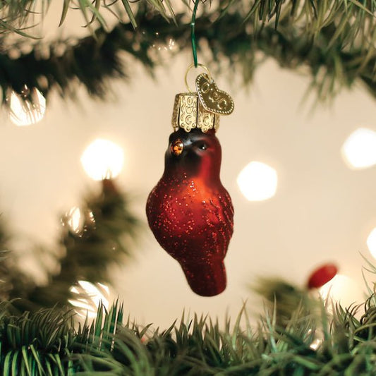 Mini Red Cardinal Ornament - themonogram manor 