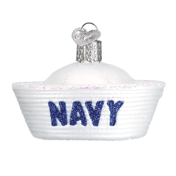 Navy Cap Ornament - themonogram manor 