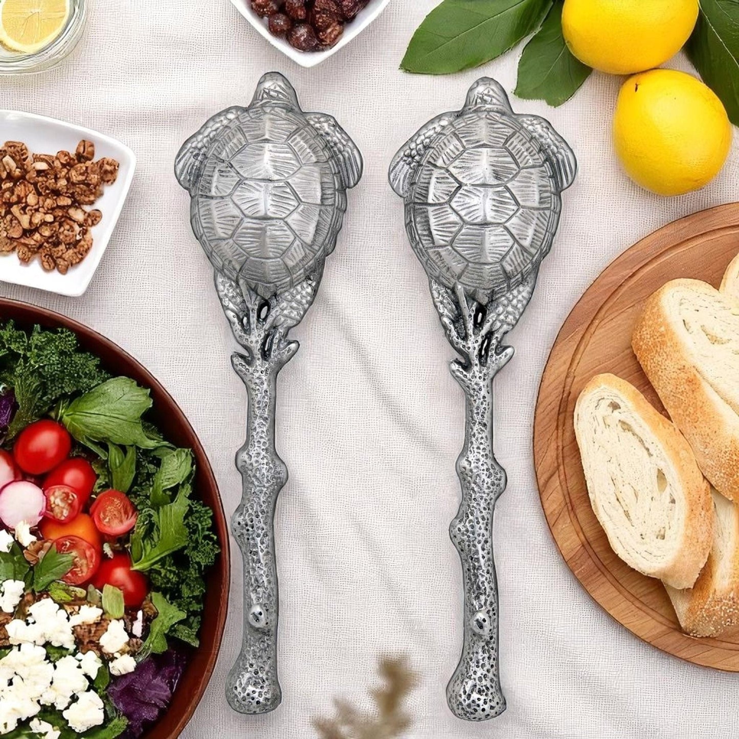Sea Turtle Salad Servers - themonogram manor 