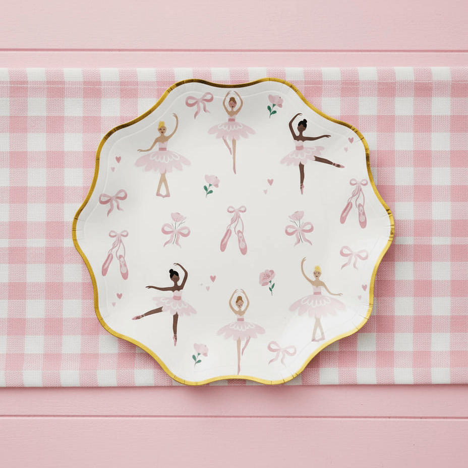 Ballerina Dessert Plates 8" (Set of 8) - themonogram manor 