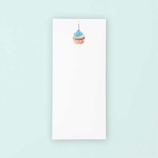 Birthday Cupcake Lists Pad - themonogram manor 