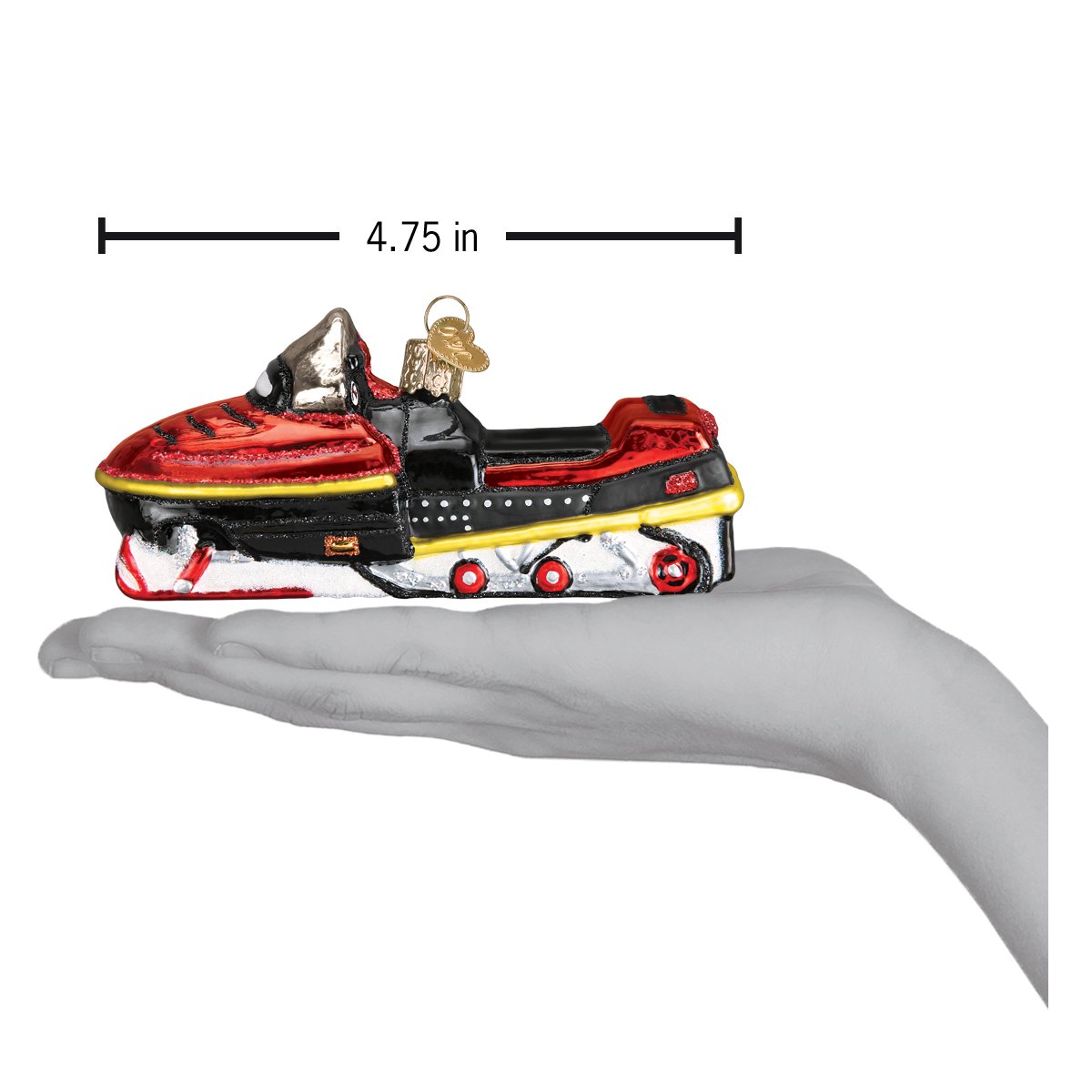 Snowmobile Ornament - #themonogram manor #