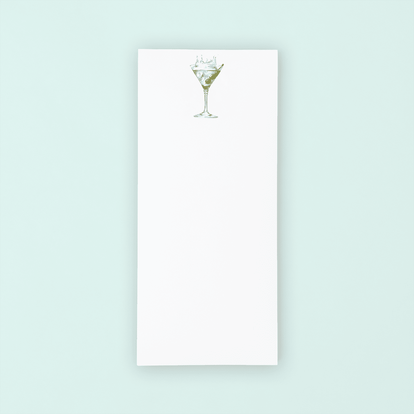 Martini Splash Lists Pad - themonogram manor 