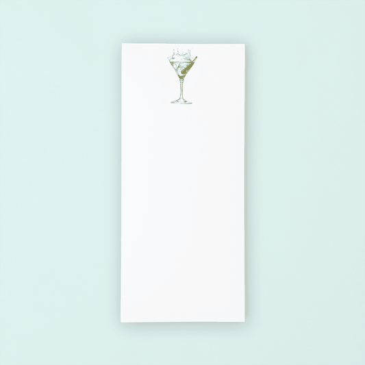 Martini Splash Lists Pad - themonogram manor 