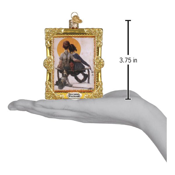 Norman Rockwell Boy & Girl Ornament - #themonogram manor #