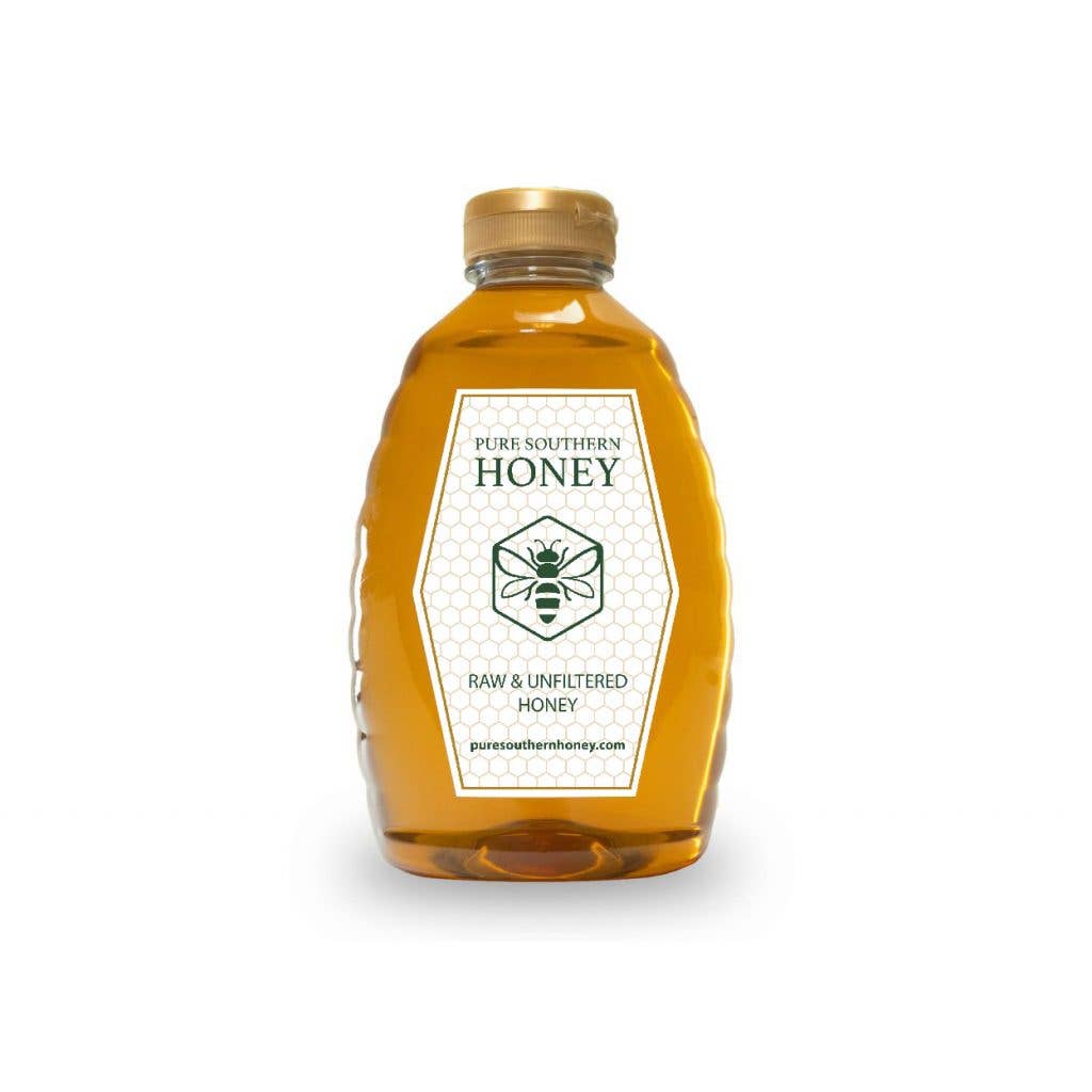 Honey 2 Lbs (12 Bottles) Raw, Unfiltered, and Unheated - #themonogram manor #