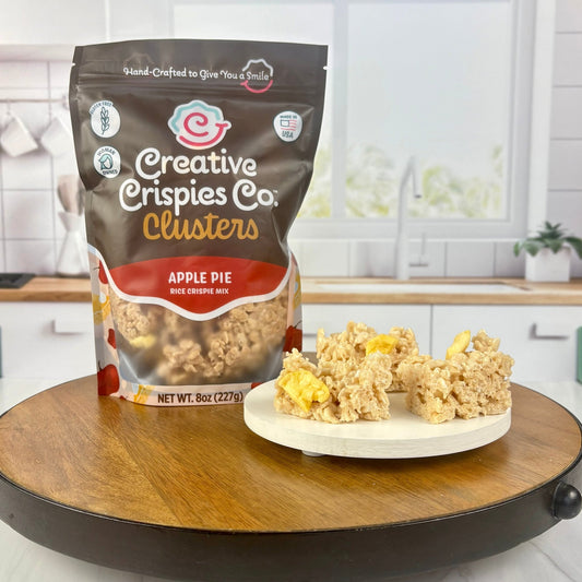 "Clusters" Apple Pie Crispie Mix Clusters - themonogram manor 