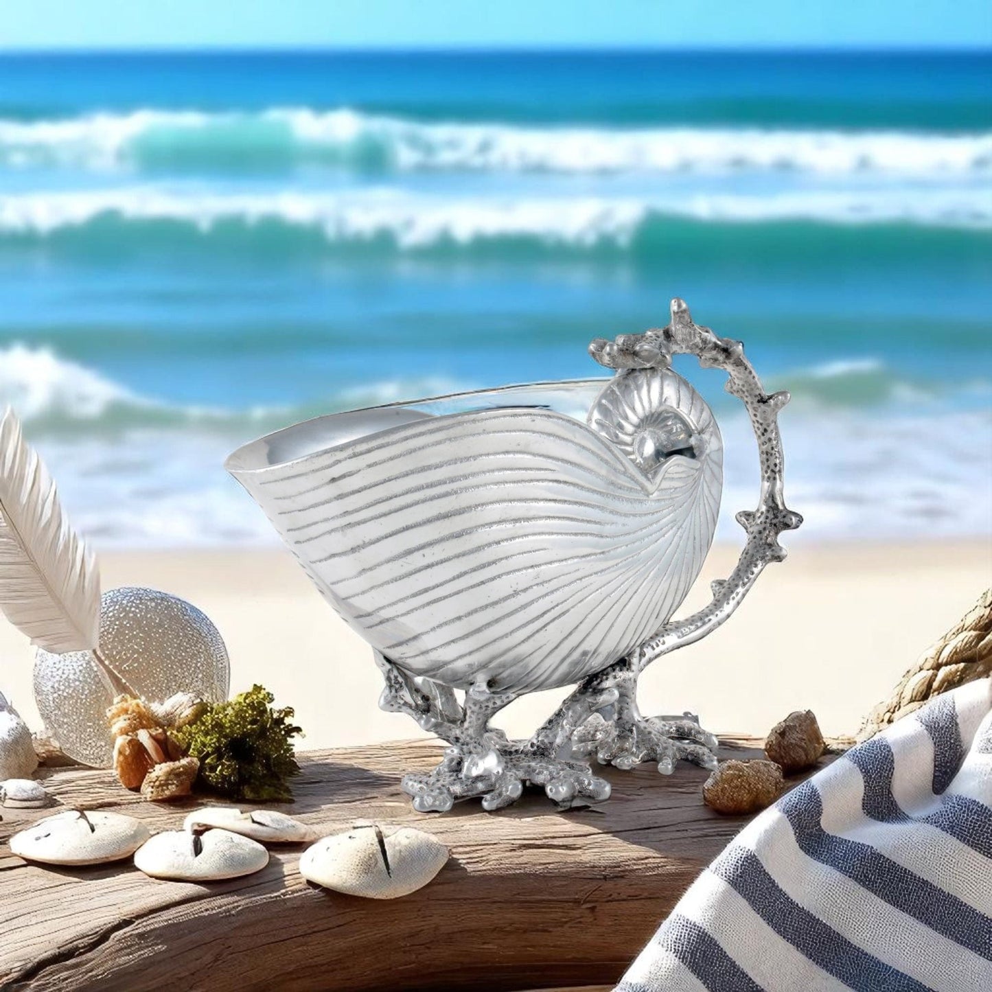 Sea Shell Sauce Bowl - themonogram manor 