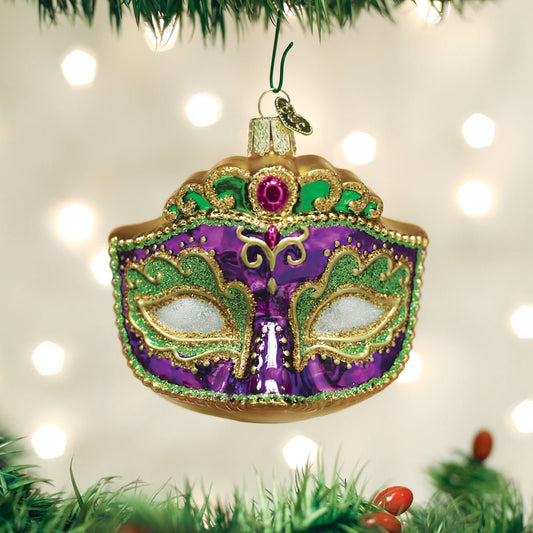 Mardi Gras Mask Ornament - themonogram manor 