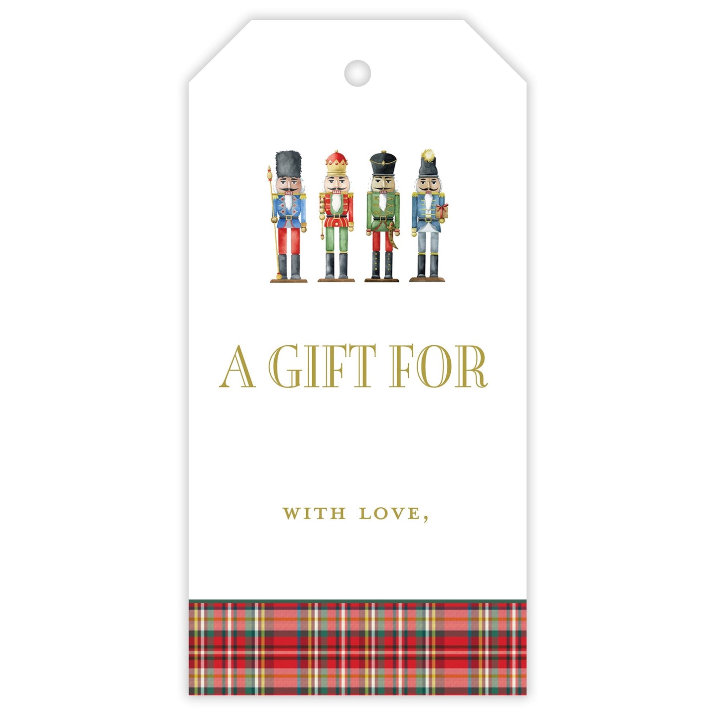 nutcracker fill - in gift tag - themonogram manor 