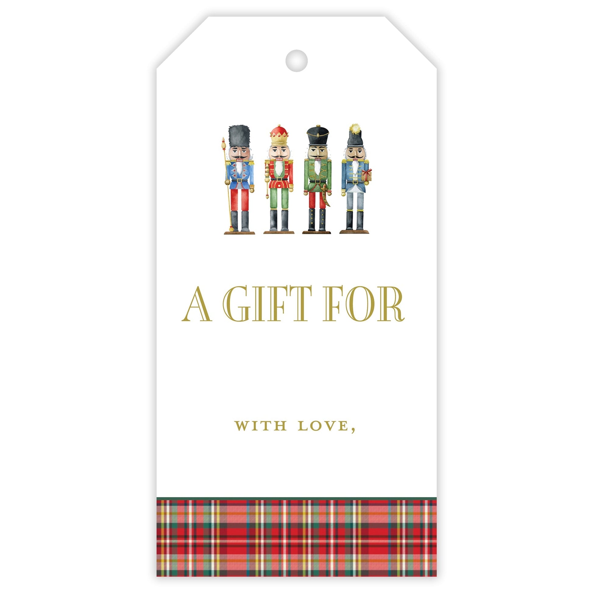 nutcracker fill - in gift tag - themonogram manor 