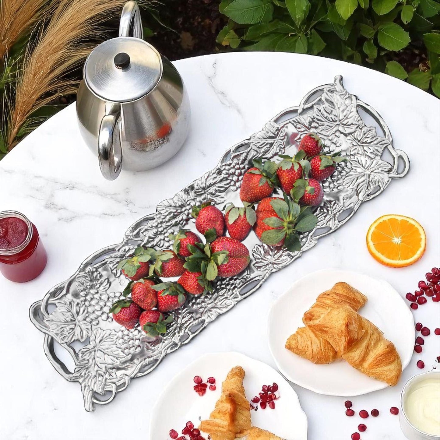 Grape Oblong Tray - themonogram manor 