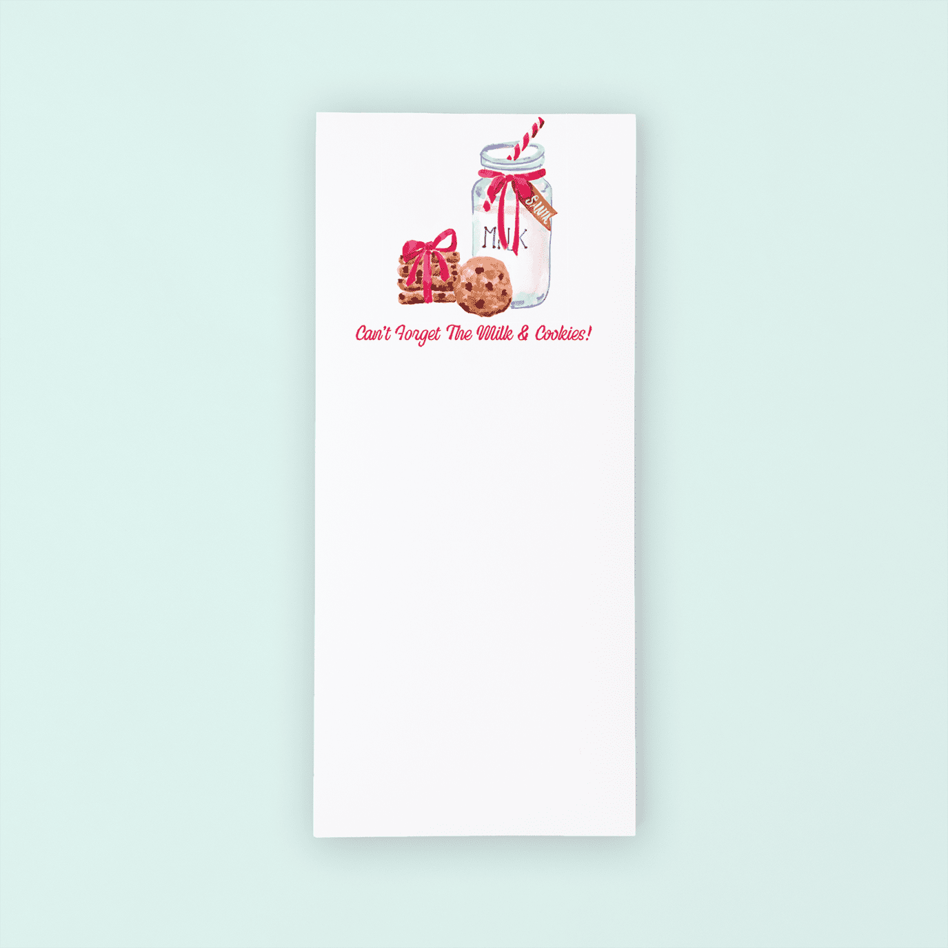 Milk and Cookies List Pad - themonogram manor 