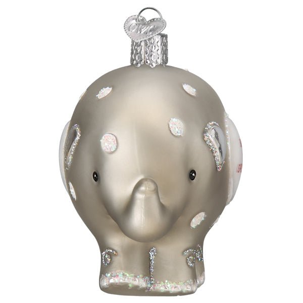 Baby's 1st Elephant Ornament - themonogram manor 