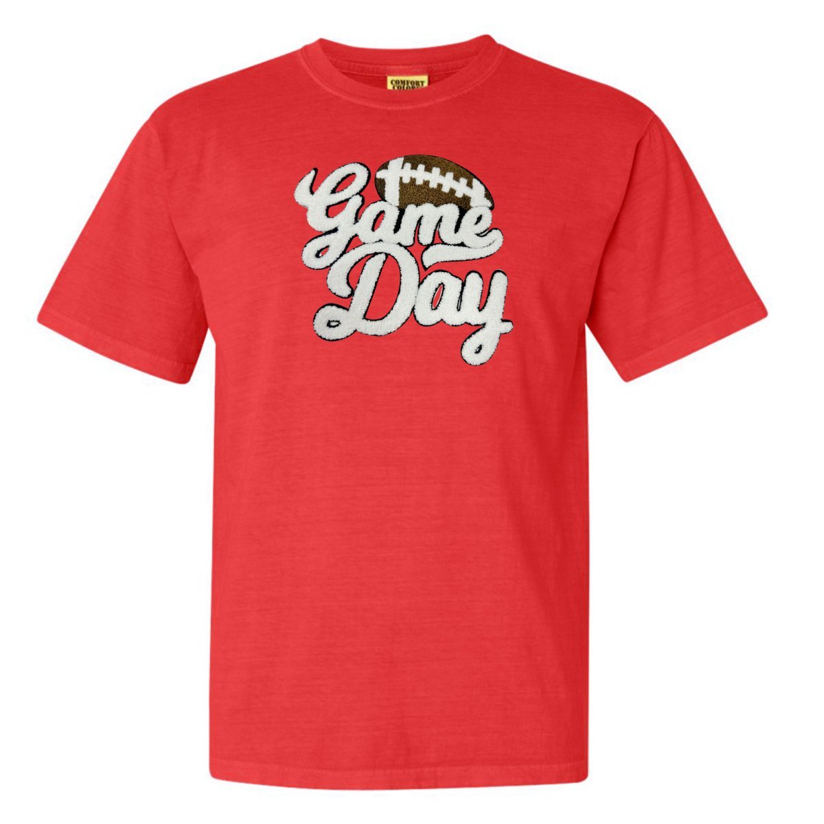 Football 'Game Day' Letter Patch T-Shirt - themonogram manor 
