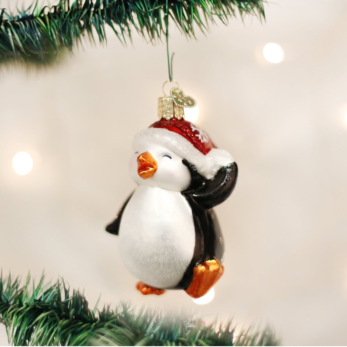 Dancing Penguin Ornament - #themonogram manor #