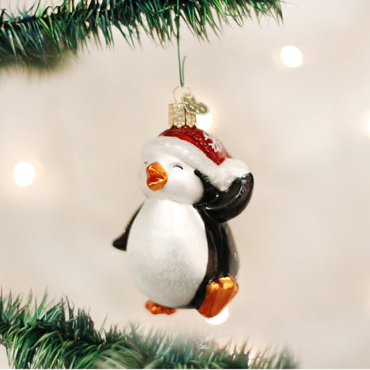 Dancing Penguin Ornament - #themonogram manor #