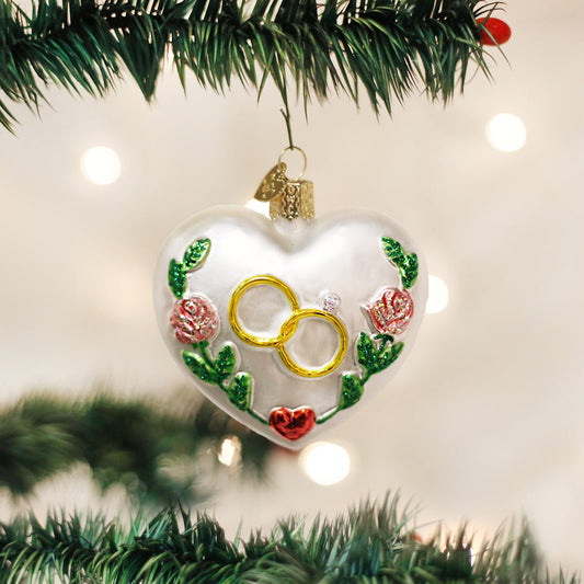 Wedding Heart Ornament - #themonogram manor #
