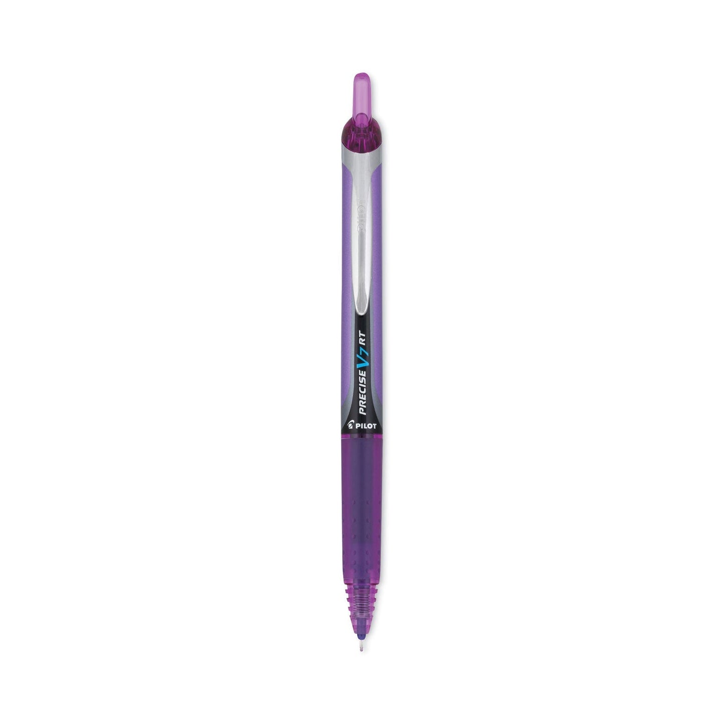 Pilot Precise V7RT Roller Ball Pen, Retractable, Fine 0.7 mm, Purple Ink, Purple Barrel - themonogram manor 