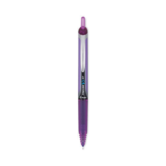 Pilot Precise V7RT Roller Ball Pen, Retractable, Fine 0.7 mm, Purple Ink, Purple Barrel - themonogram manor 
