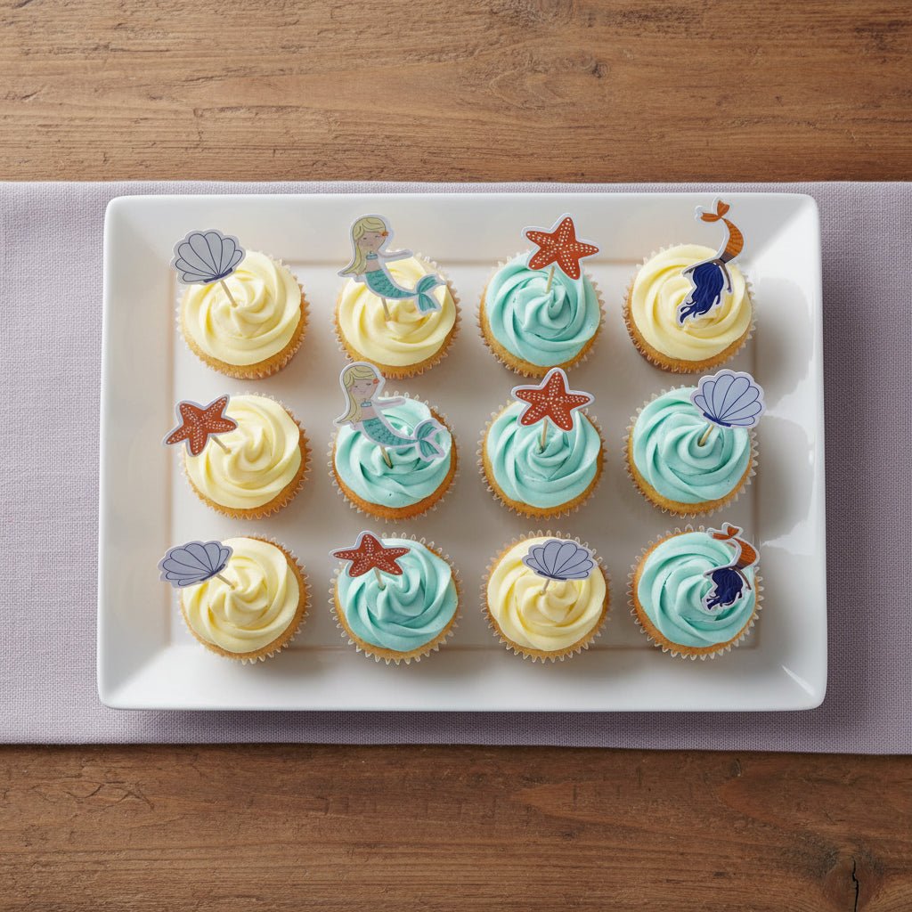 Merry Mermaids Toppers (Set of 12) - themonogram manor 