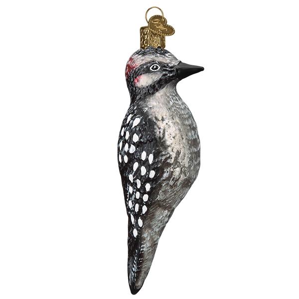 Vintage Hairy Woodpecker Ornament - themonogram manor 