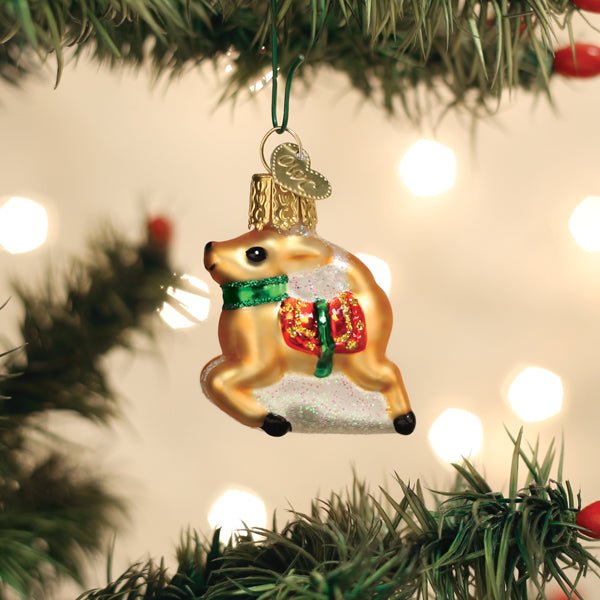 Mini Reindeer Ornament - #themonogram manor #