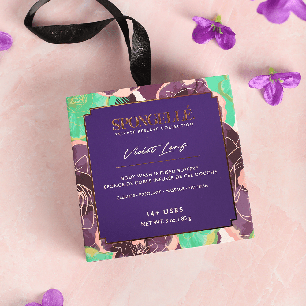 Violet Leaf | Boxed Flower - themonogram manor 