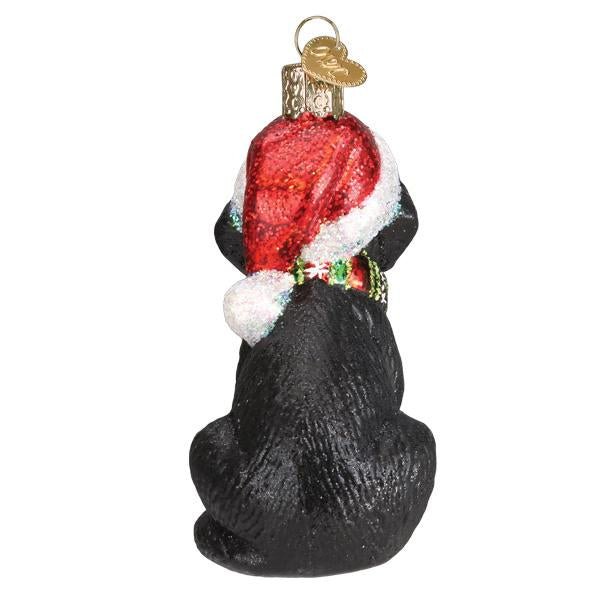 Holiday Black Labrador Puppy Ornament - themonogram manor 