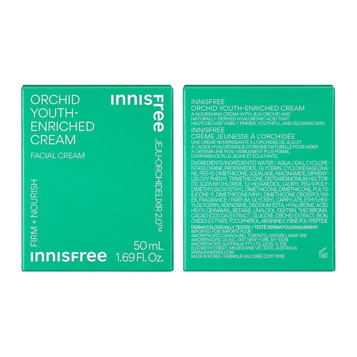 Orchid Youth-Enriched Cream, Korean Face Cream for Firming and Hydrated Skin - themonogram manor 