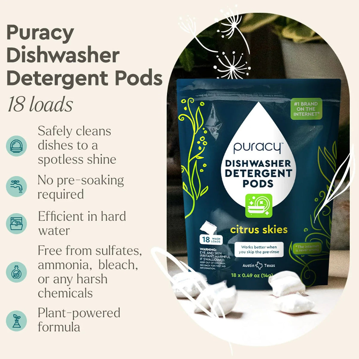 Dishwasher Detergent Pods - themonogram manor 