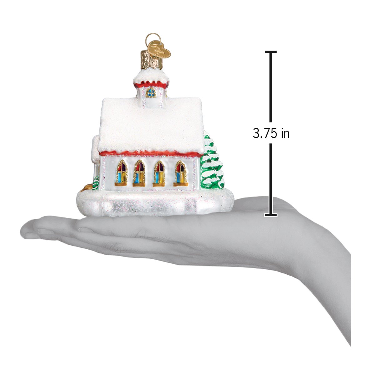 Country Church Ornament - #themonogram manor #