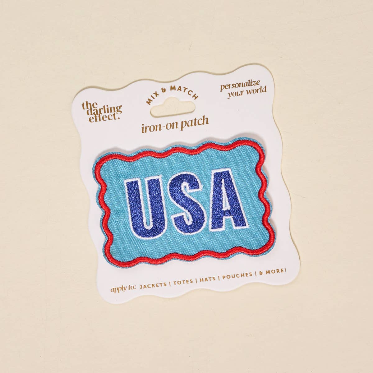 Mix & Match Iron-On Patch–USA - themonogram manor 