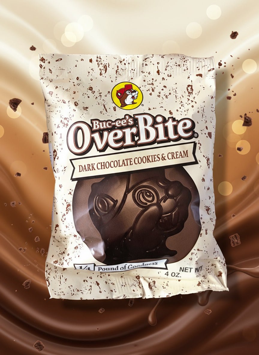 Buc - ee's Dark Chocolate Cookies & Cream OverBite - themonogram manor 
