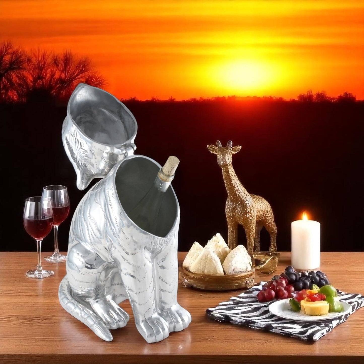 Tiger Ice/Wine Buckets - themonogram manor 