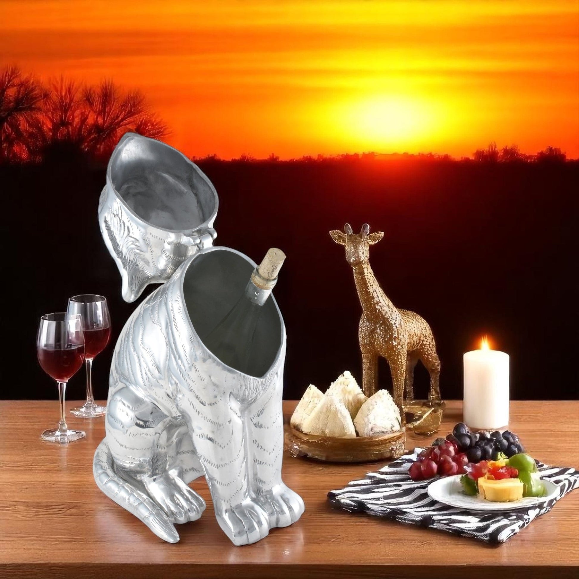 Tiger Ice/Wine Buckets - themonogram manor 