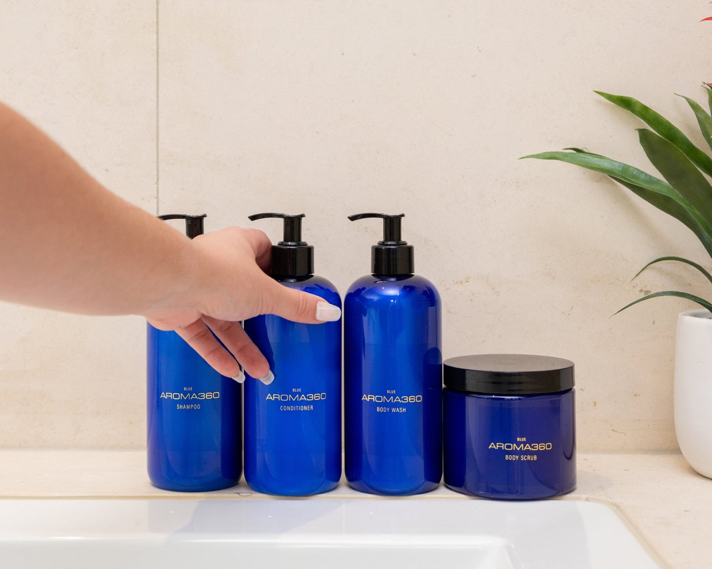 Blue Conditioner - themonogram manor 