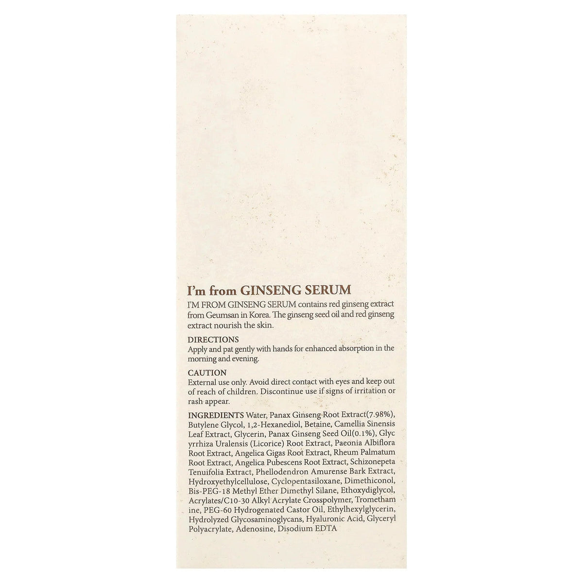 Ginseng Serum, 1.01 Fl Oz (30 Ml) - themonogram manor 