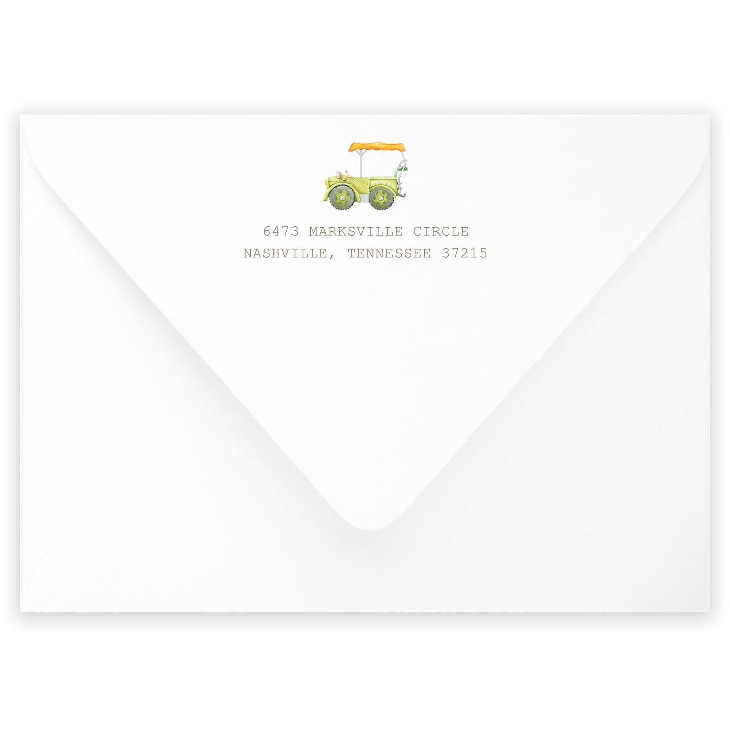 safari fill - in thank you note - themonogram manor 