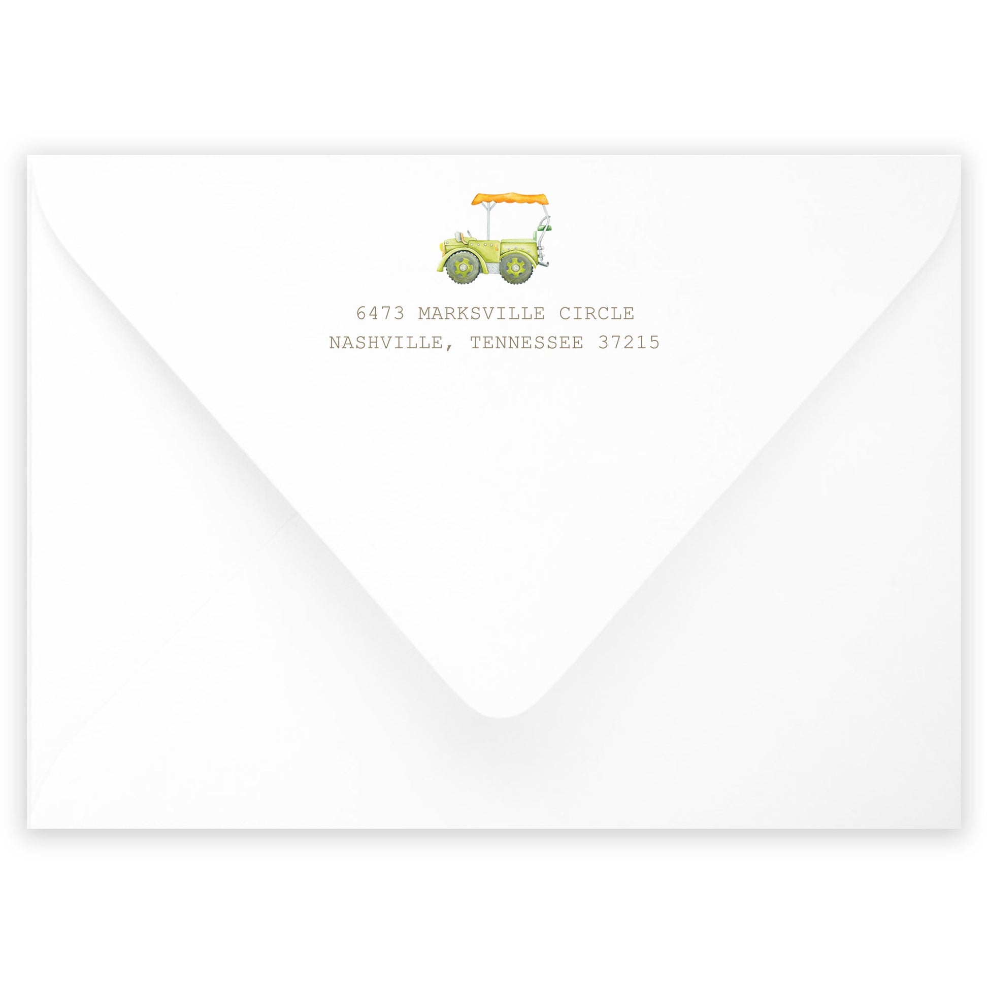 safari fill - in thank you note - themonogram manor 