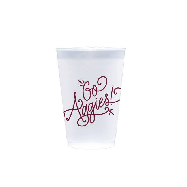Go Aggies! | Game Day Cups & Napkins (All) - themonogram manor 