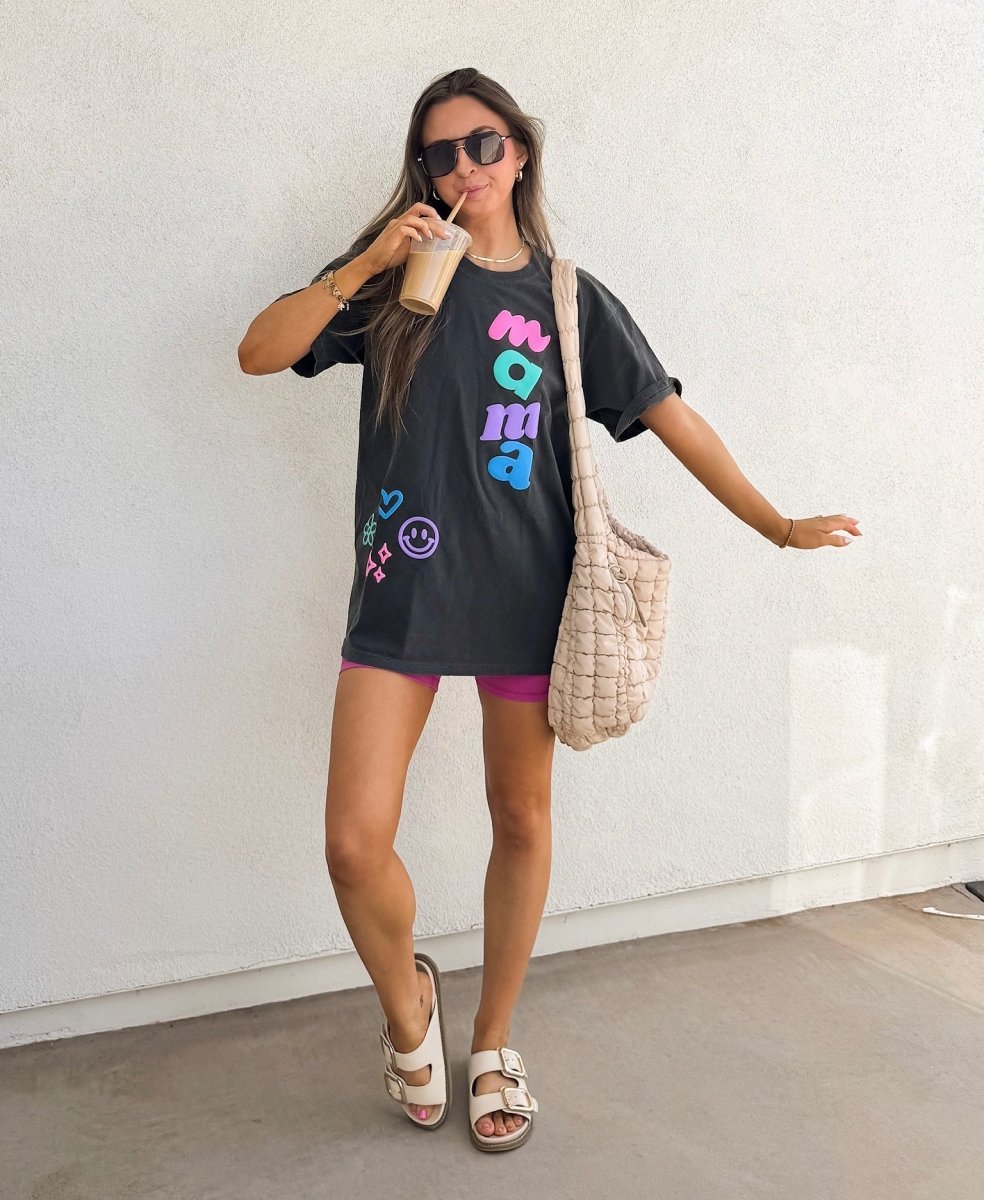PUFF ‘Mama Dopamine Doodles’ T-Shirt - themonogram manor 