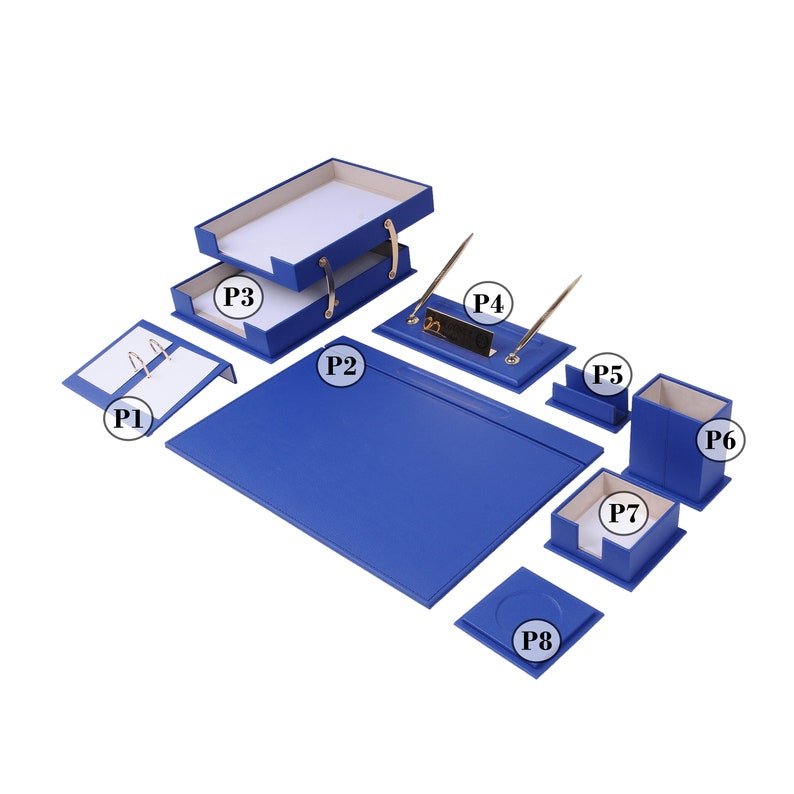 MOOG Desk Organizers And Accessories - Fully Customizable - 10 PCS - themonogram manor 