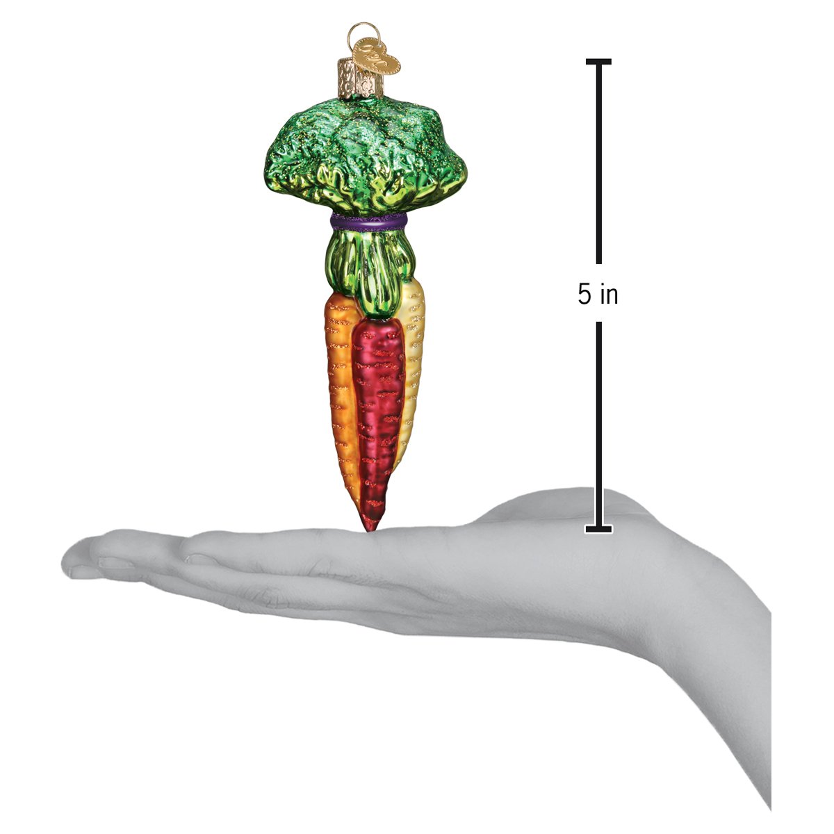 Rainbow Carrots Ornament - themonogram manor 