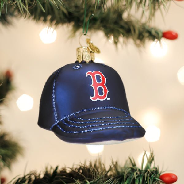 Red Sox Baseball Cap Ornament - themonogram manor 