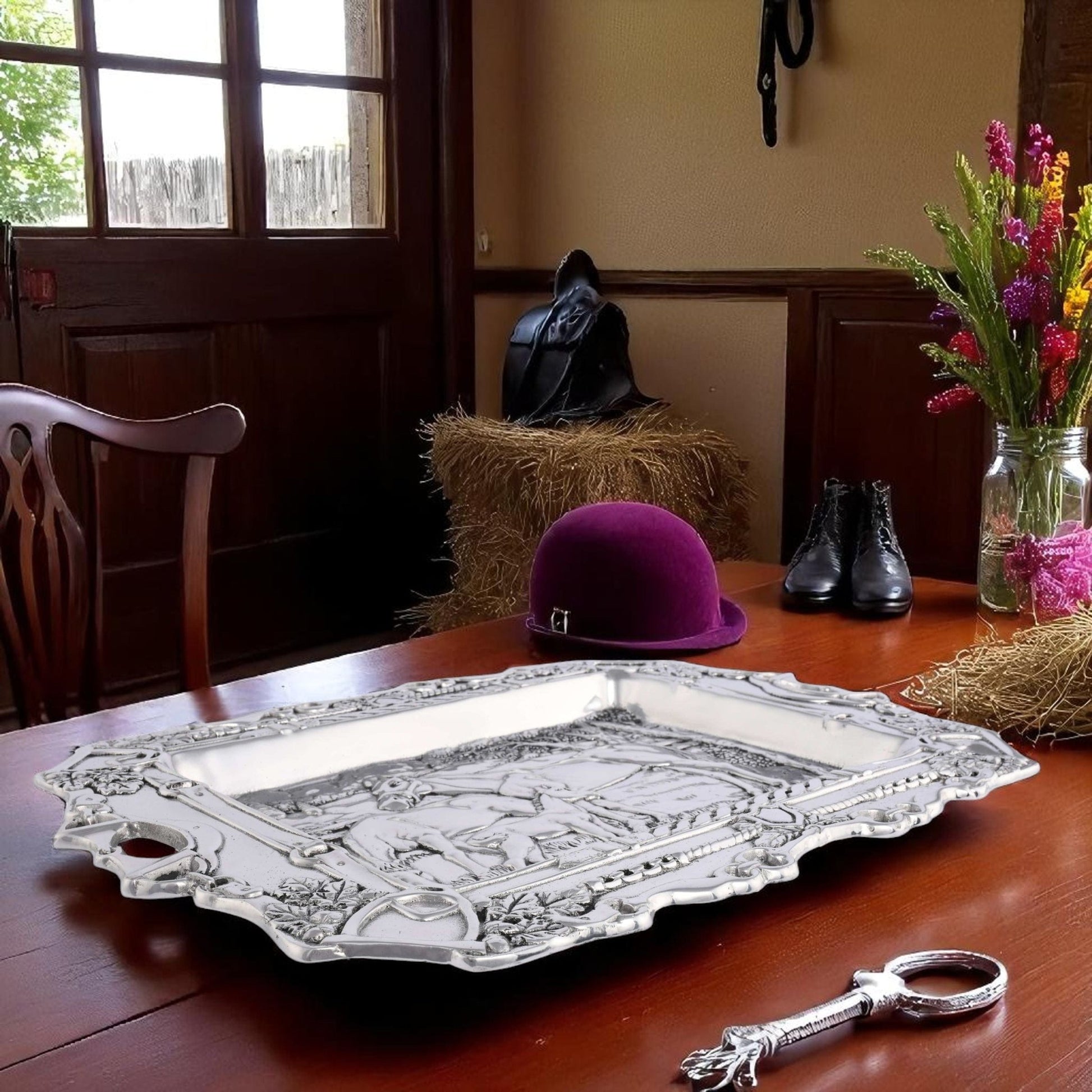 Grazing Horses Parlor Tray - themonogram manor 