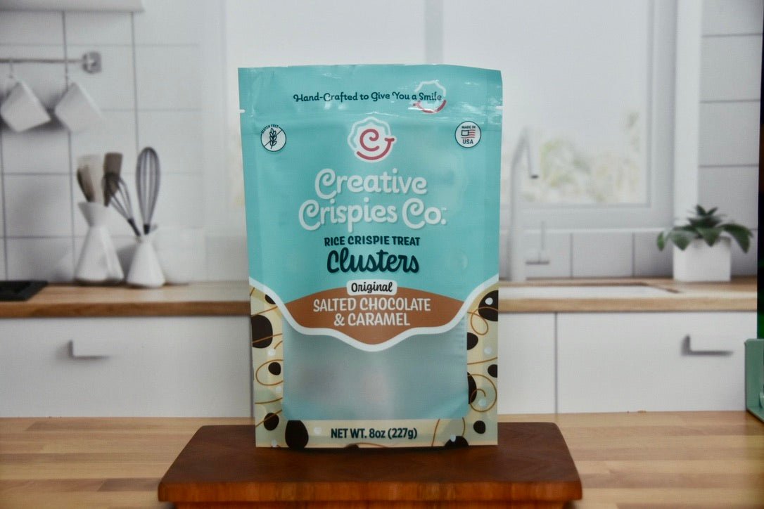 "Clusters" Original Dark Chocolate, Caramel & Sea Salt Crispie Mix Clusters - themonogram manor 