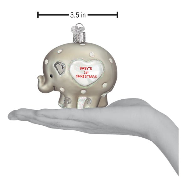 Baby's 1st Elephant Ornament - themonogram manor 